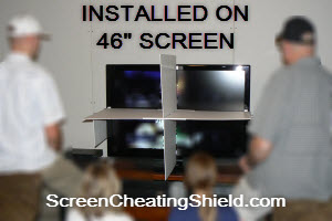 46 inch Screen shield to stop screen looking